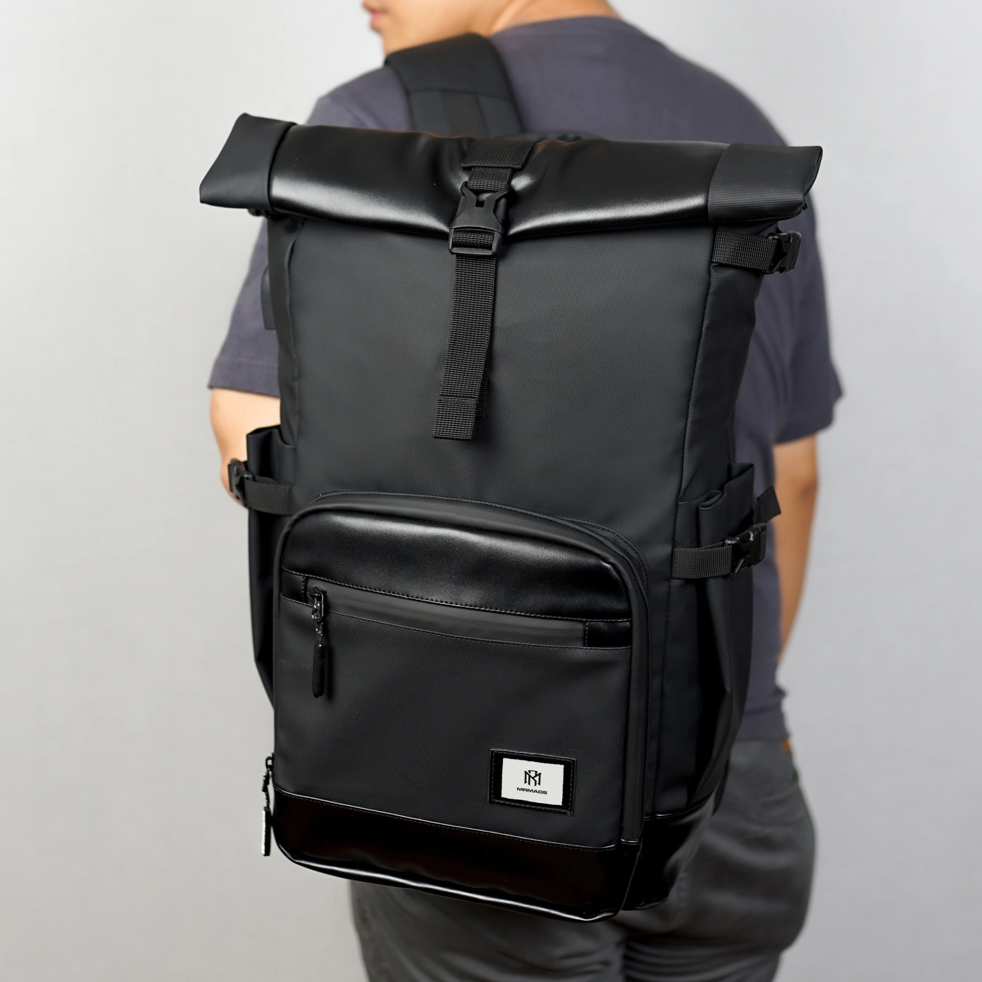 Mr Mads - Barkley  Backpack Pria - Tas Ransel Pria Wanita Tas Punggung Pria Outdoor Kapasitas Besar Tas laptop 15 Inc - Waterproof