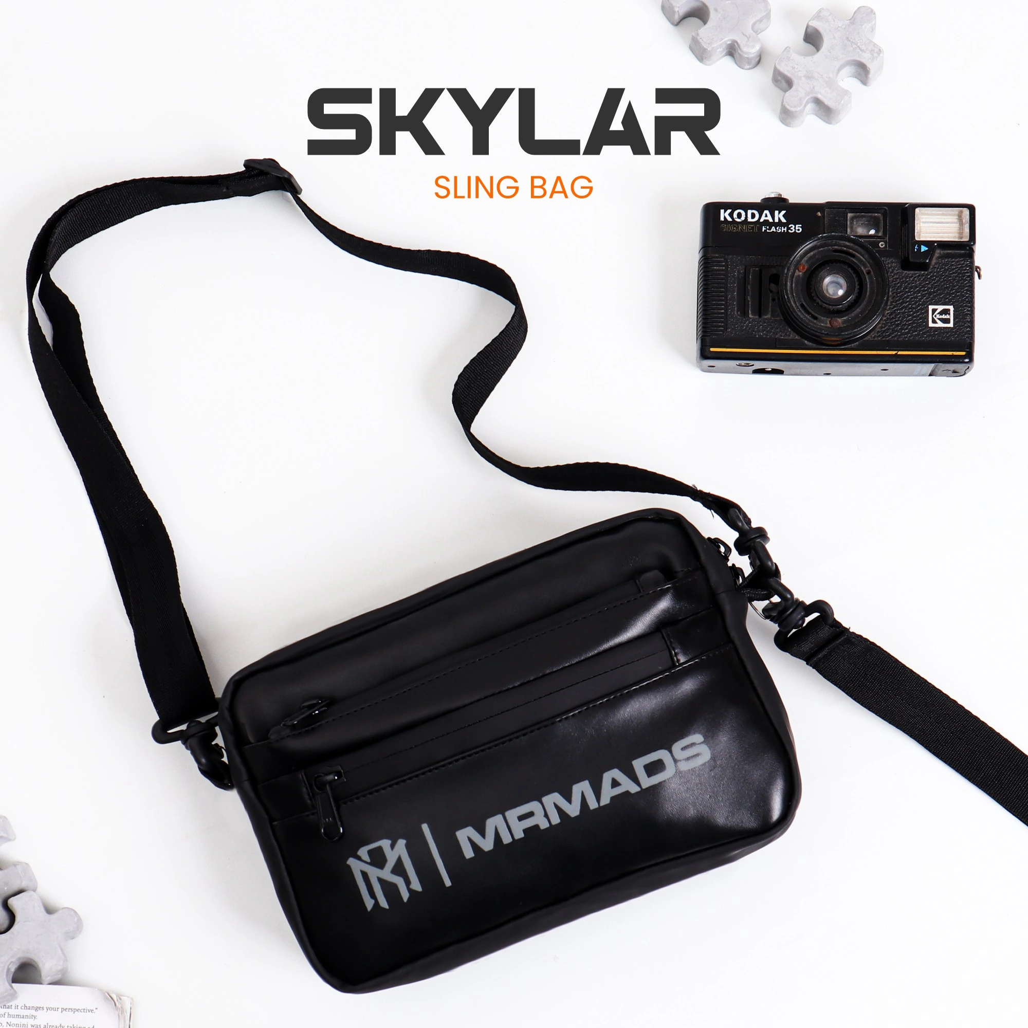 MR MADS - Tas Selempang Pria "SKYLAR" Clutch Bag - Sling Bag Waterproof