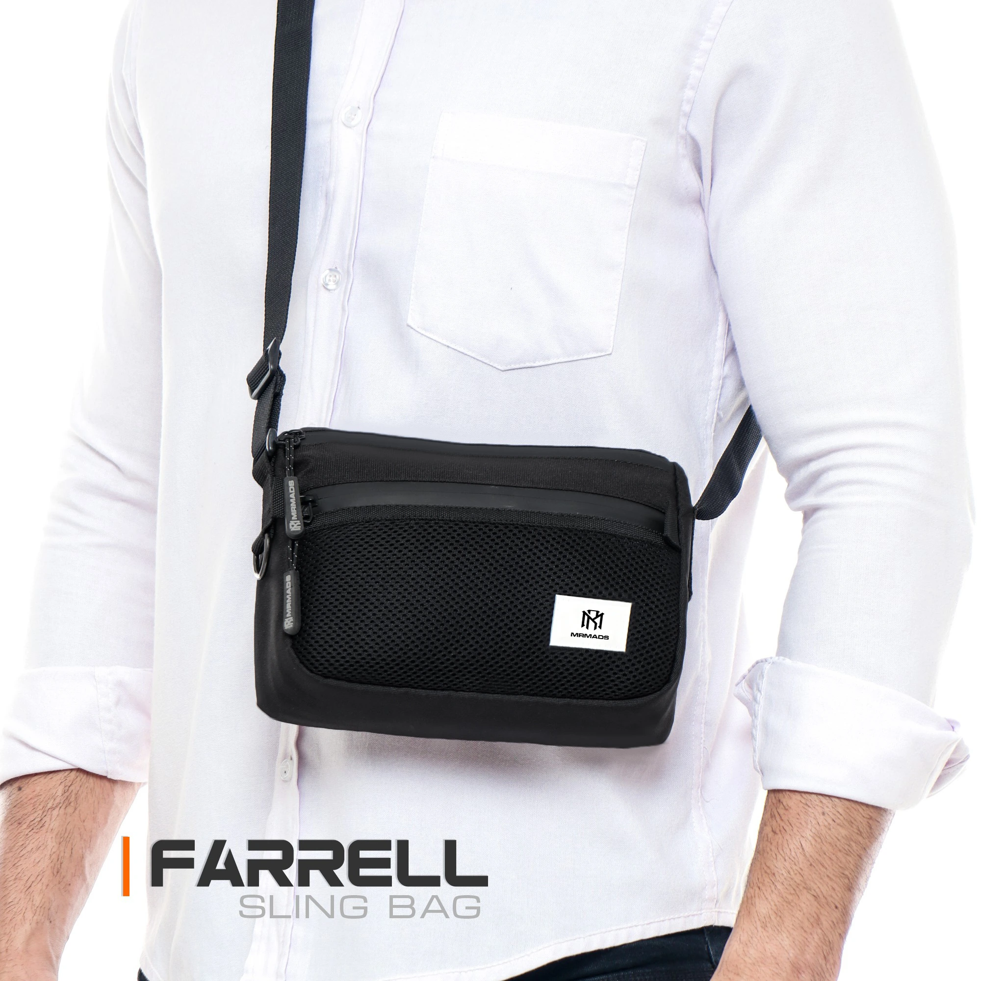 Mr Mads - Farrell - Sling Bag Tas Selempang Pria AUTHENTIC