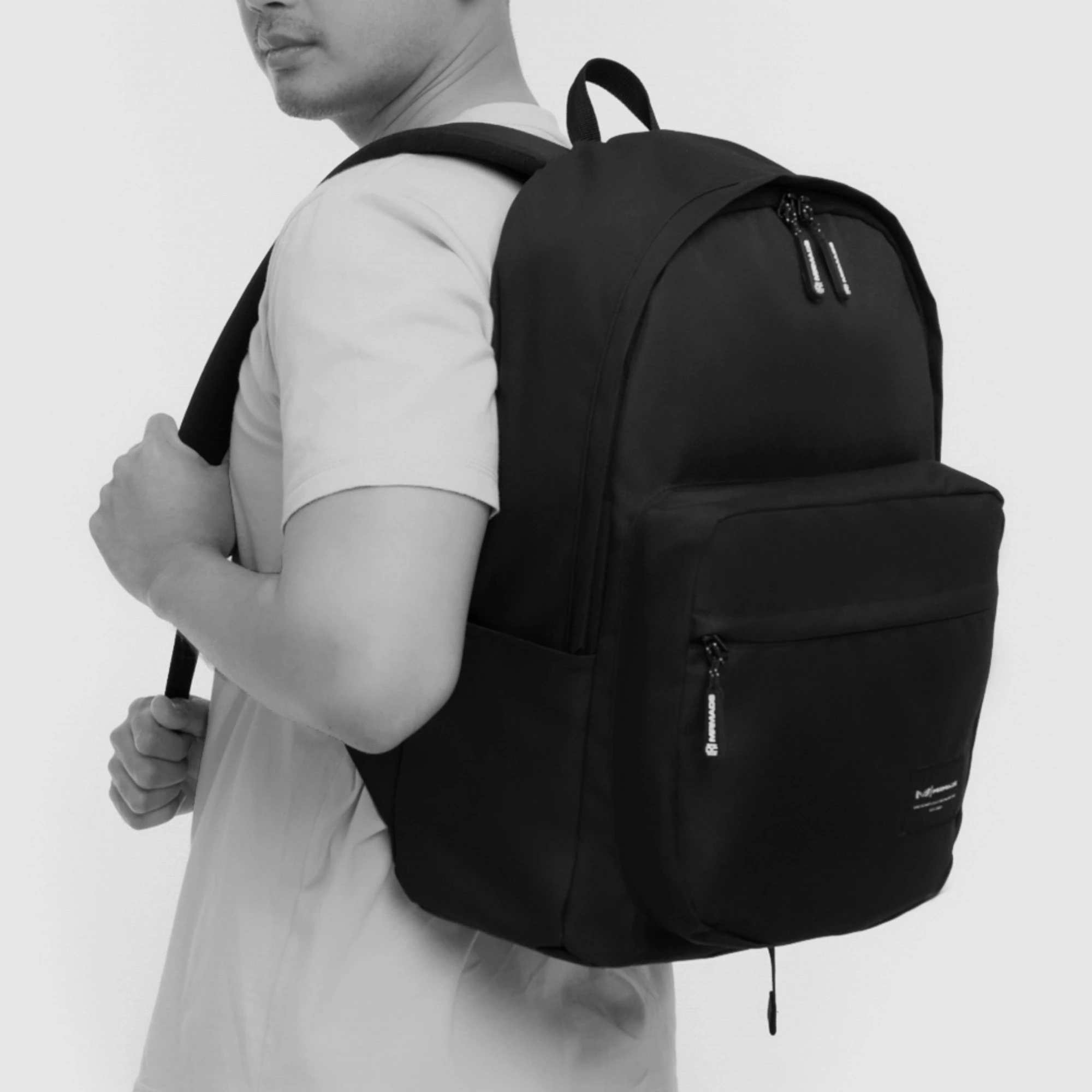 Mr Mads - Florenz Backpack Tas Ransel Laptop Pria Wanita Tas Punggung Perempuan Tas Sekolah Tas Kuliah Tas Leptop 14-16 inch Tas Kerja Cowok Terbaru