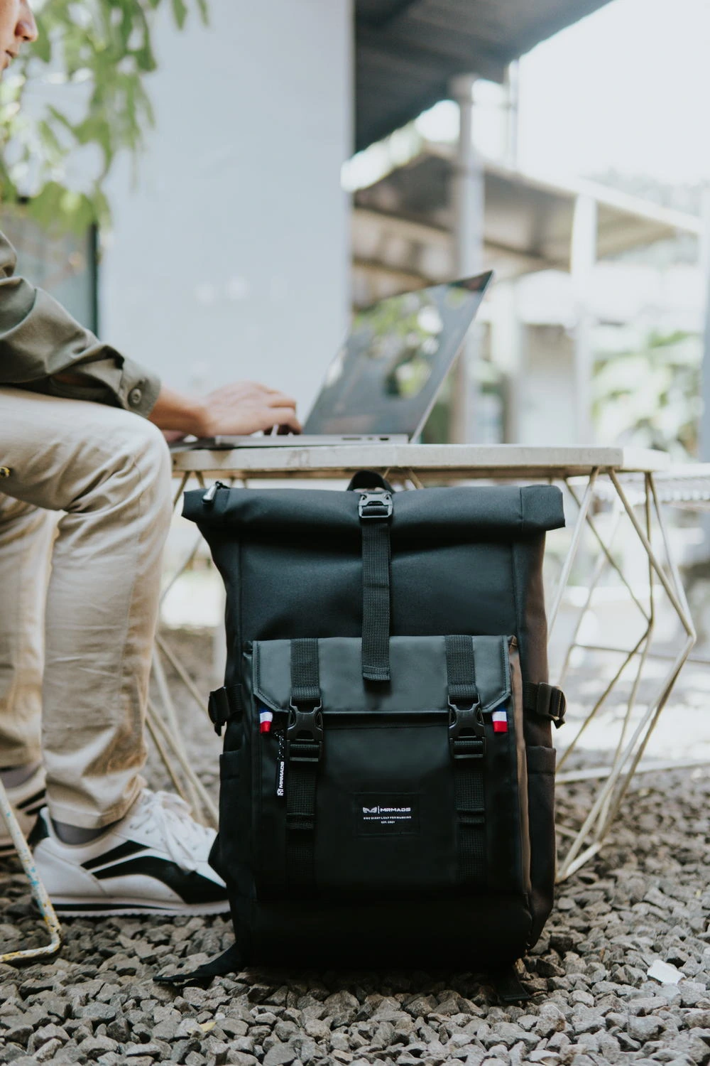 Mr Mads - Glover Backpack Pria- Tas Ransel Pria  Outdoor - Waterproof Slot Laptop Ready