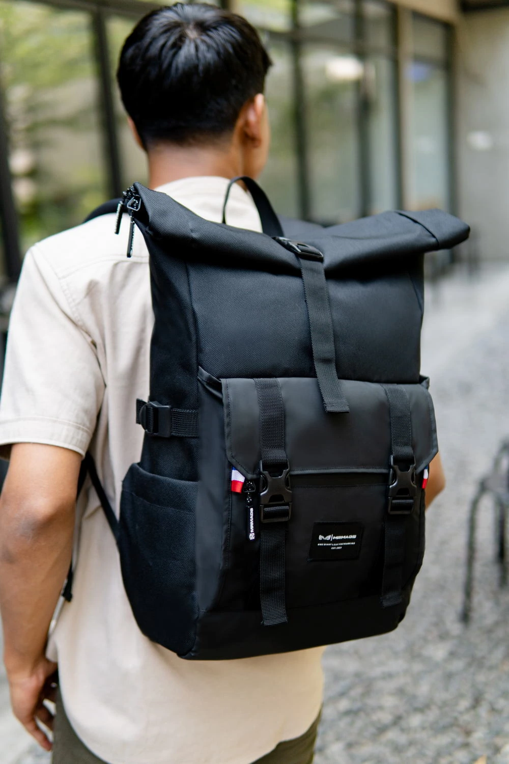 Mr Mads - Glover Backpack Pria- Tas Ransel Pria  Outdoor - Waterproof Slot Laptop Ready