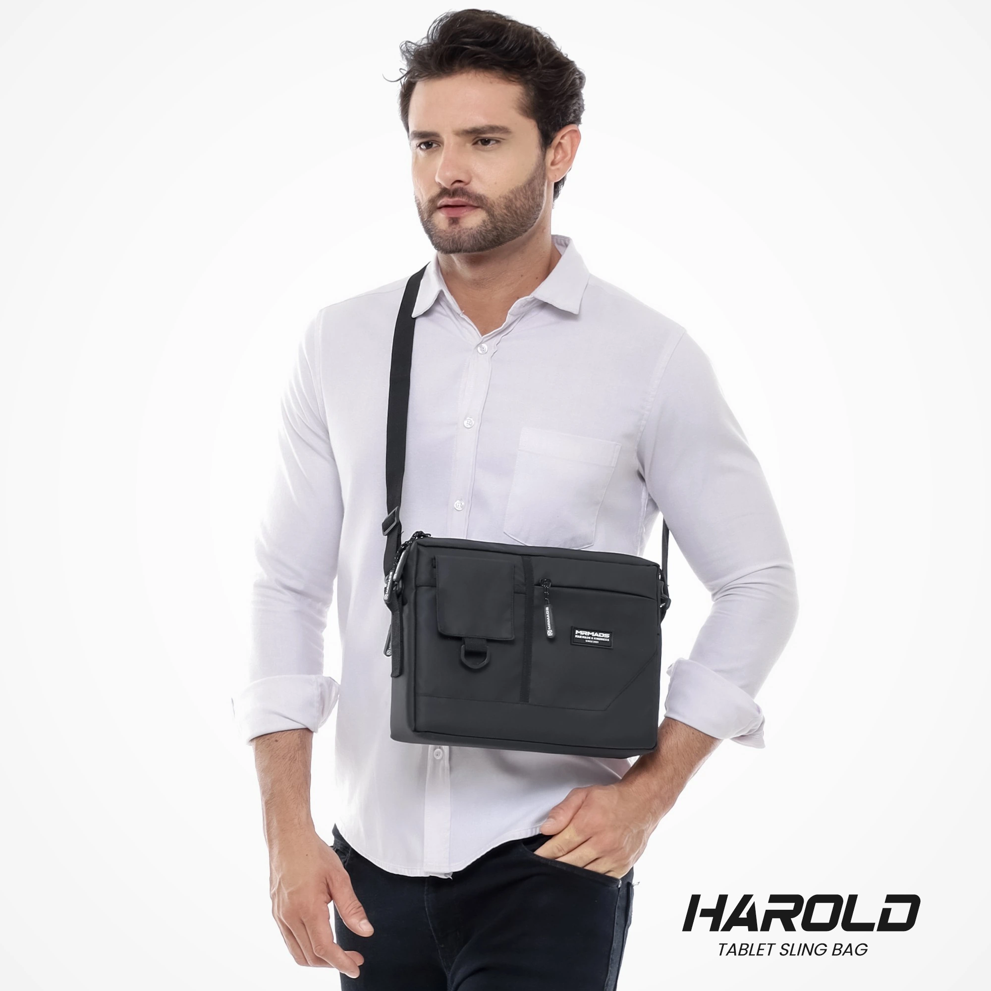 Mr Mads - Harold Tas Tablet 12 Inch - Tas Selempang Sling Bag Anti Air Waterproof