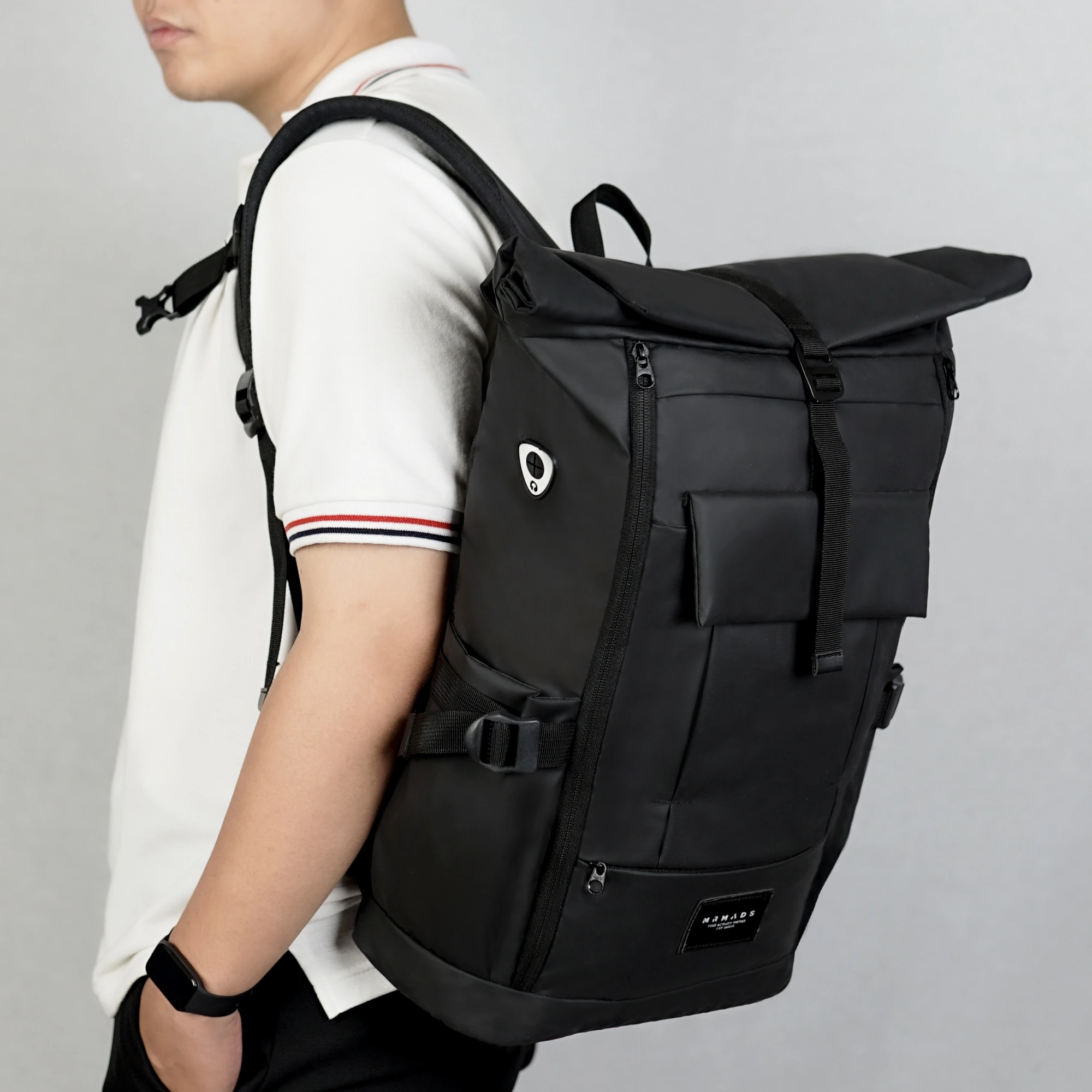 Mr Mads - Hunter Backpack Pria - Tas Ransel Outdoor Kapasitas Besar Muat Laptop 15 Inc - Waterproof