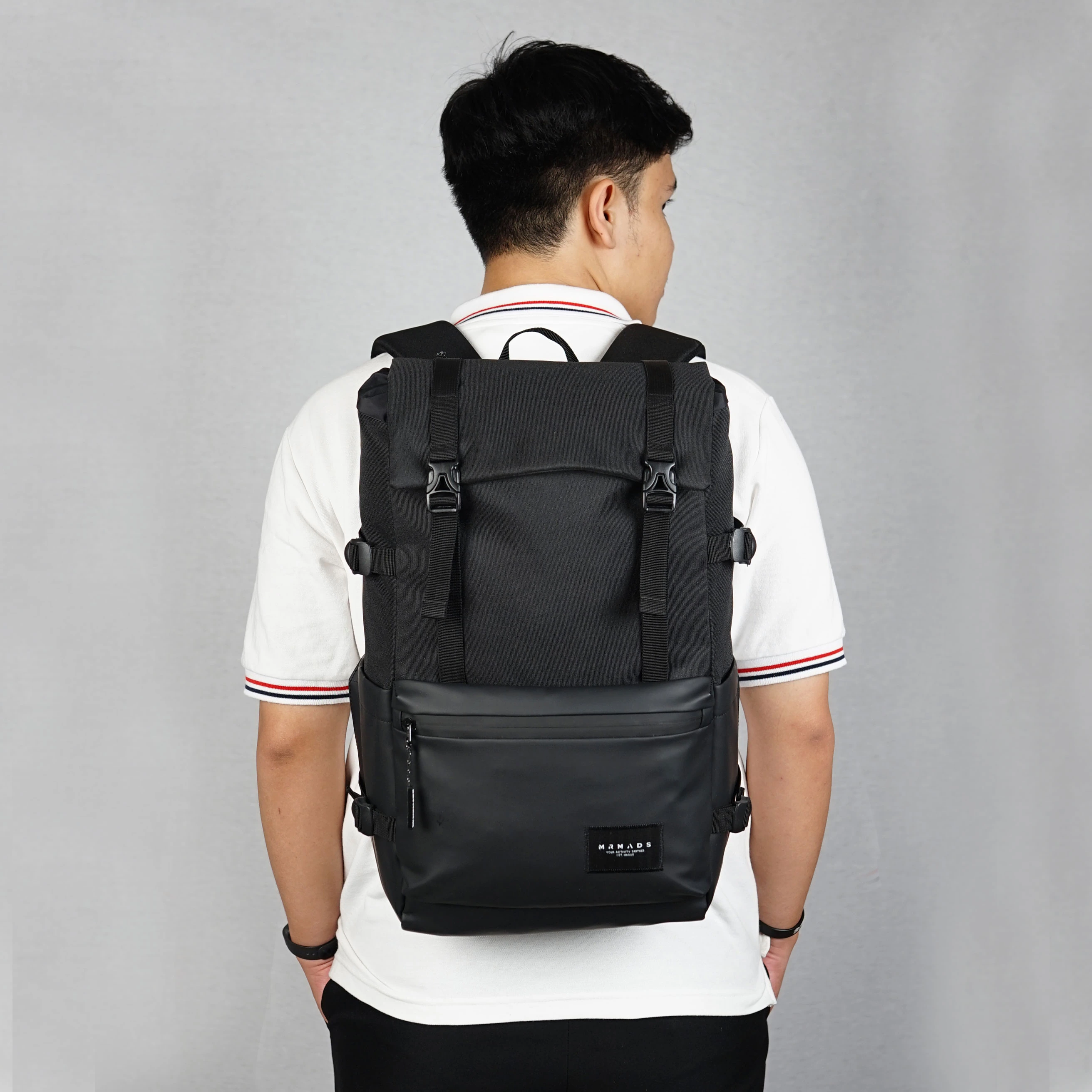Mr Mads - Jasper Backpack Tas Ransel Laptop Pria Tas Sekolah Tas Kuliah Tas Laptop Tas Kerja Cowok Terbaru