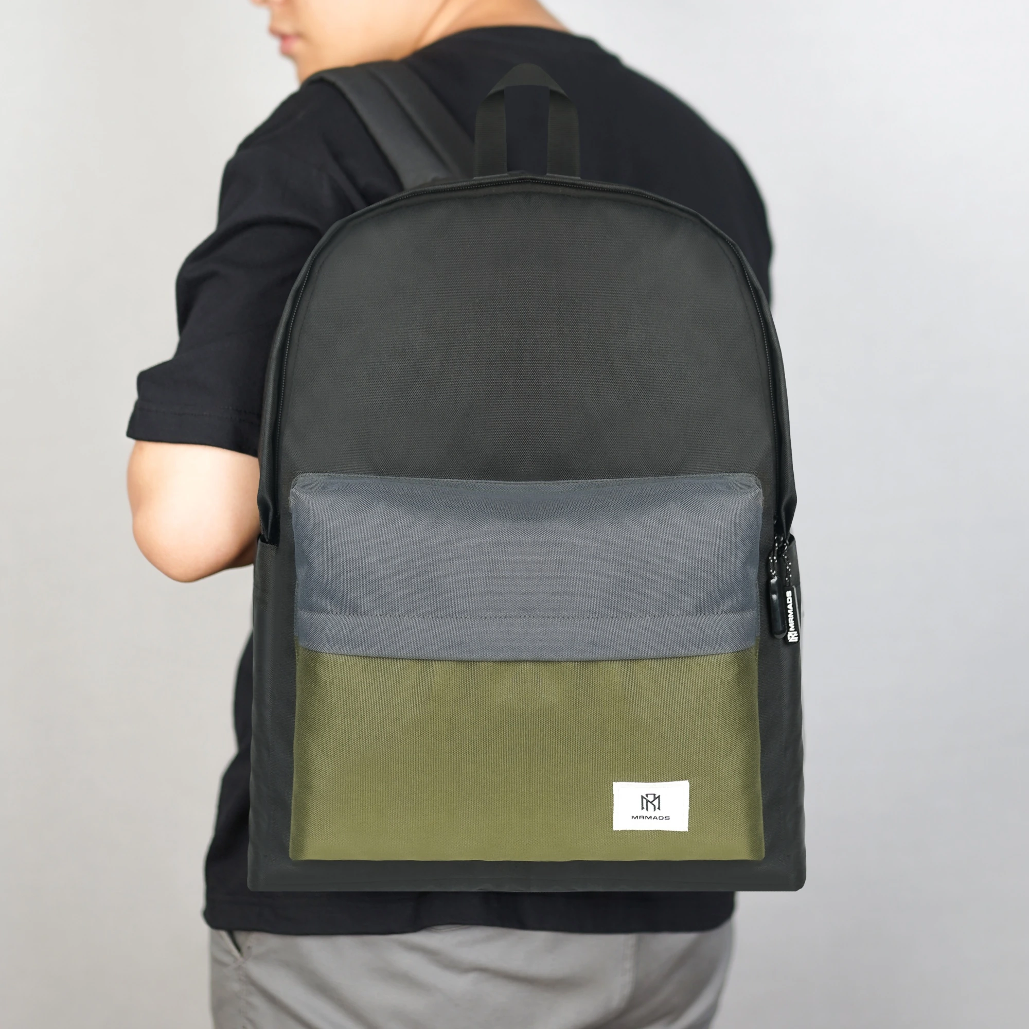 Mr Mads - Tas Ransel Kieran Navy Red Backpack