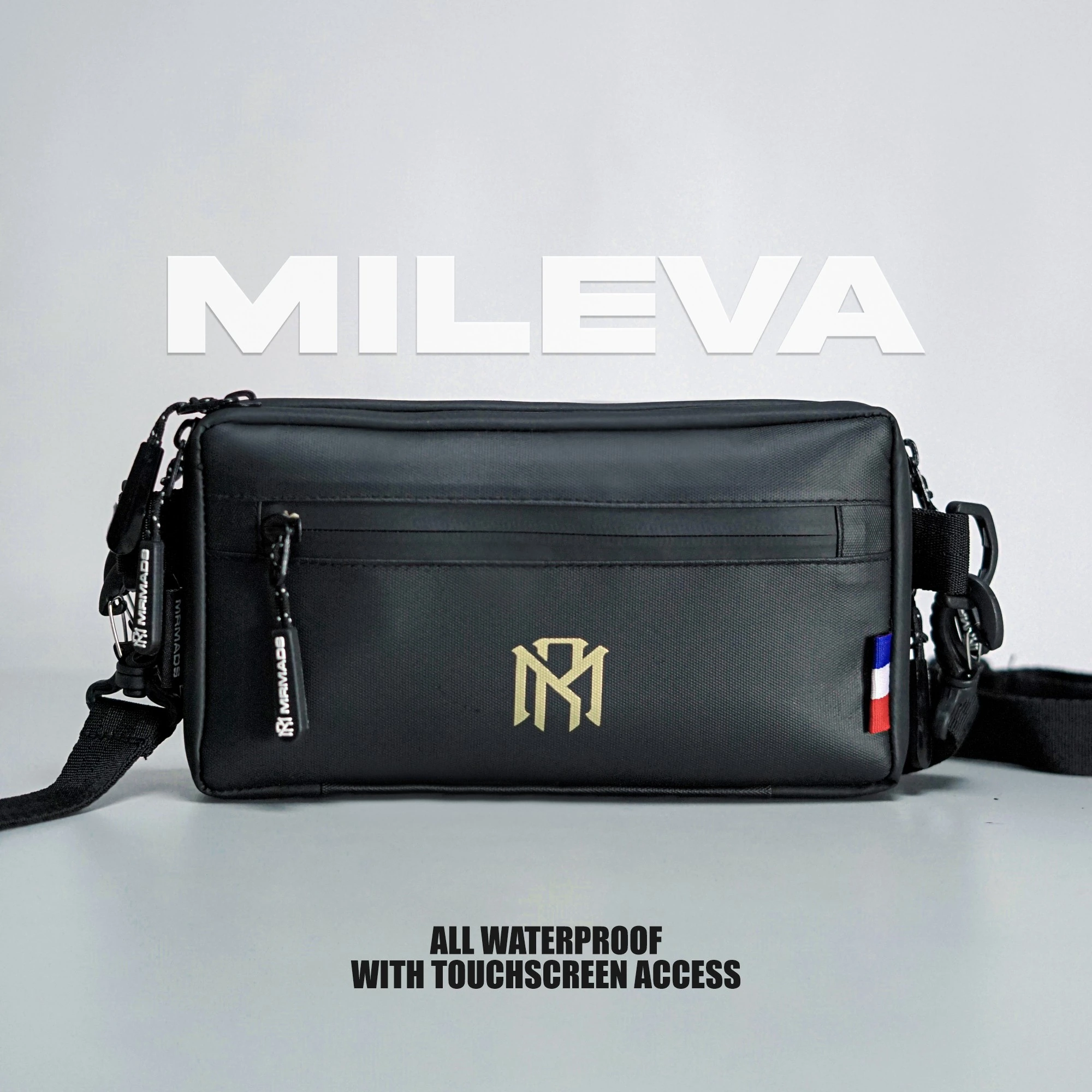 Mr Mads - Mileva Clutch Bag - Hand Bag Sling Bag Pouch Bag Hanging Bag Tas Selempang HP Dompet - Organizer Card Pocket Waterproof Multifungsi