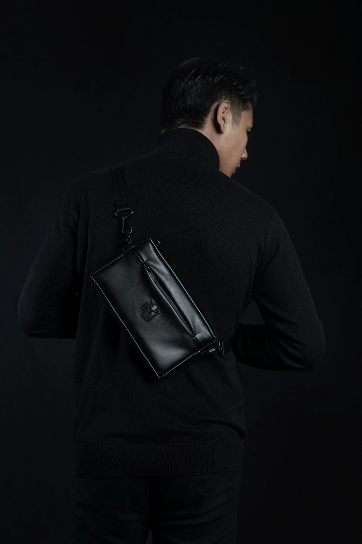 Mr Mads - Sling Bag Pria MILFORD Clutch Bag Multyfungsi 3 in 1 Hand Bag Cowok Waterproof Tas Tangan Anti Air Sling Bag Kulit Waistbag