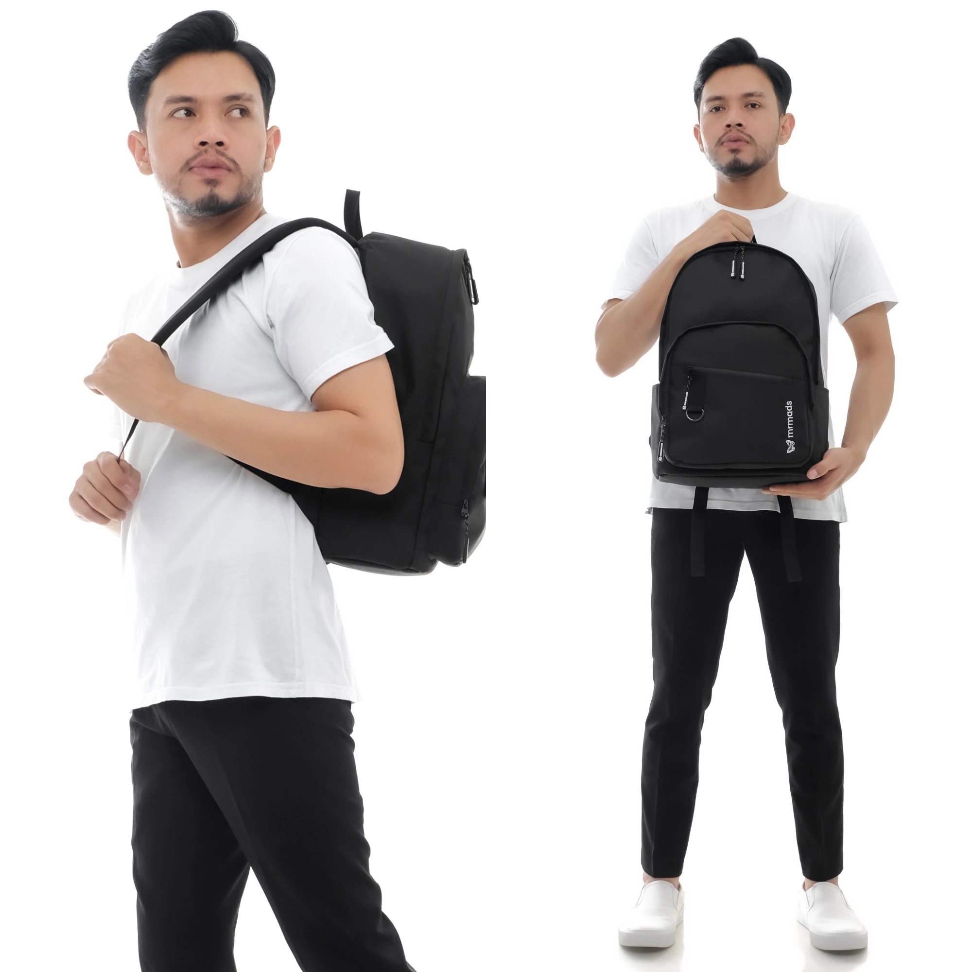 Mr Mads - Rayner Backpack Tas Ransel Laptop Pria Wanita Tas Punggung Perempuan Tas Sekolah Tas Kuliah Tas Laptop 14-16 inch Tas Kerja Cowok Terbaru