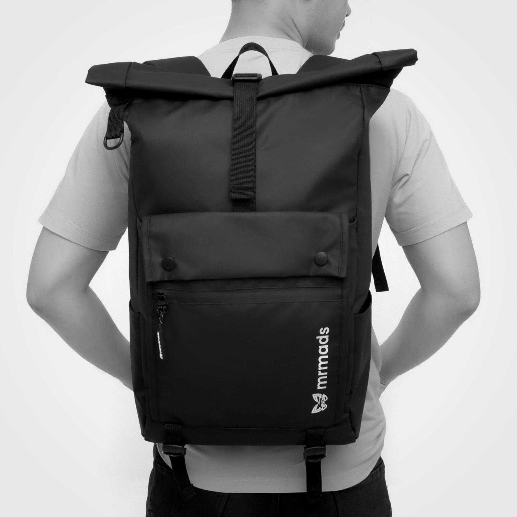 Mr Mads - Xander Tas Ransel Pria Waterproof Backpack Laptop Pria Tas Outdoor Tas Punggung Anti Air
